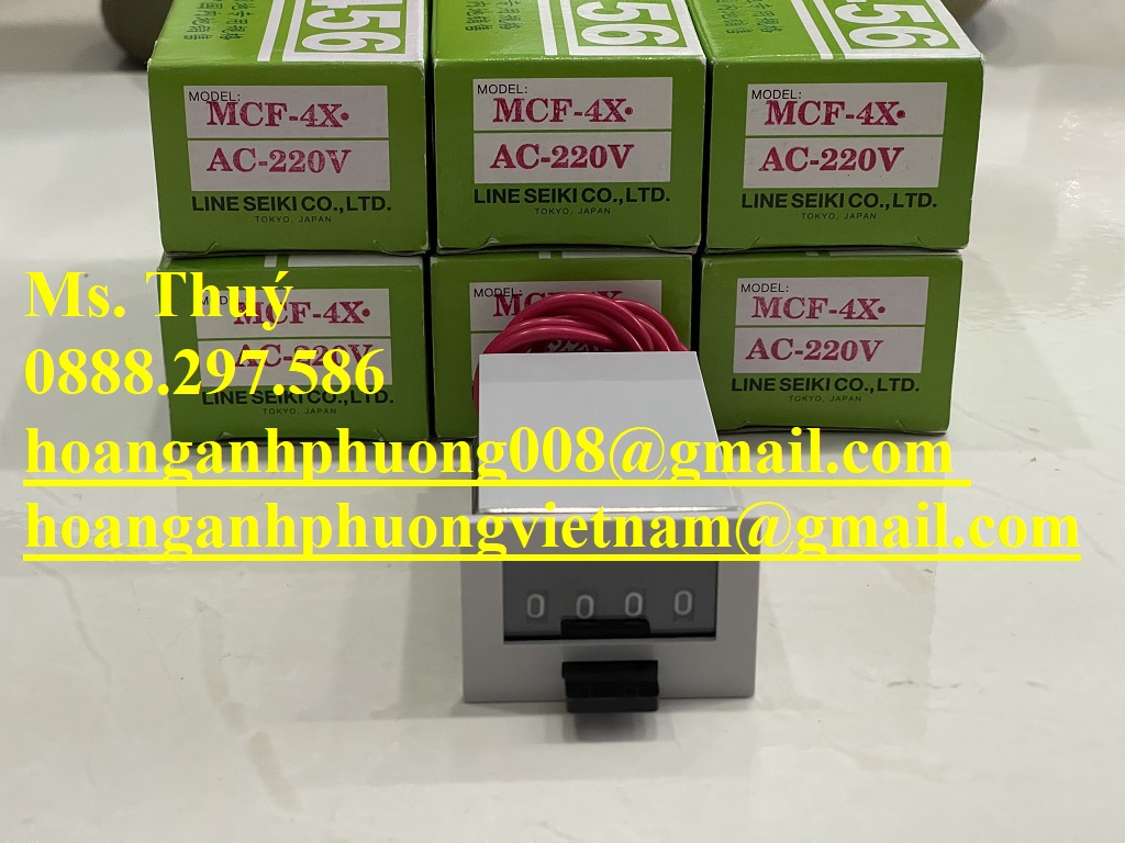 Counter 4 số MCF-4X của Line Seiki - Đặt hàng giao ngay